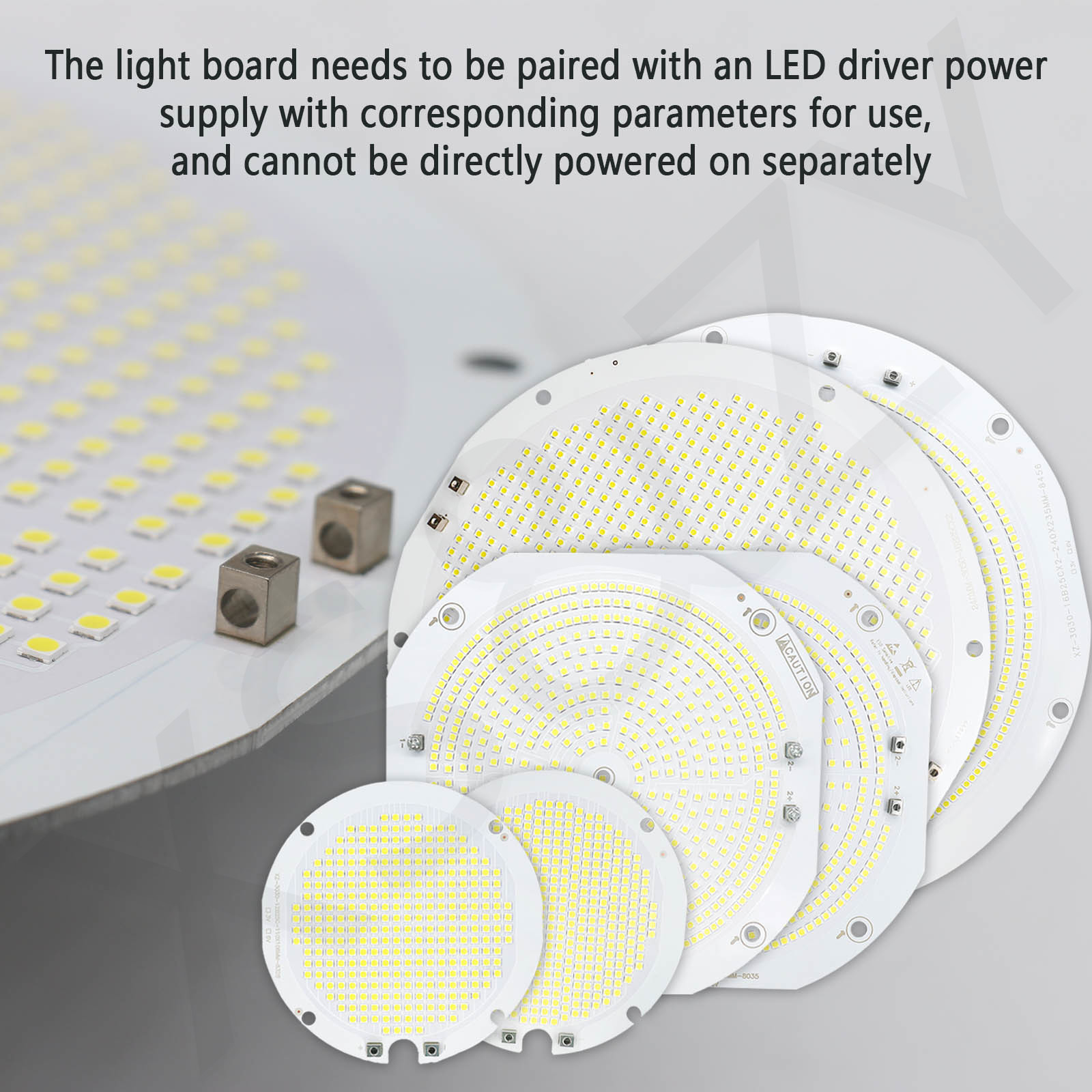 1000W 800W 600W 500W 400W 300W lámpara LED cuenta DC70-75V sustrato de aluminio de alto Lumen blanco frío para fuente de luz de araña de torre