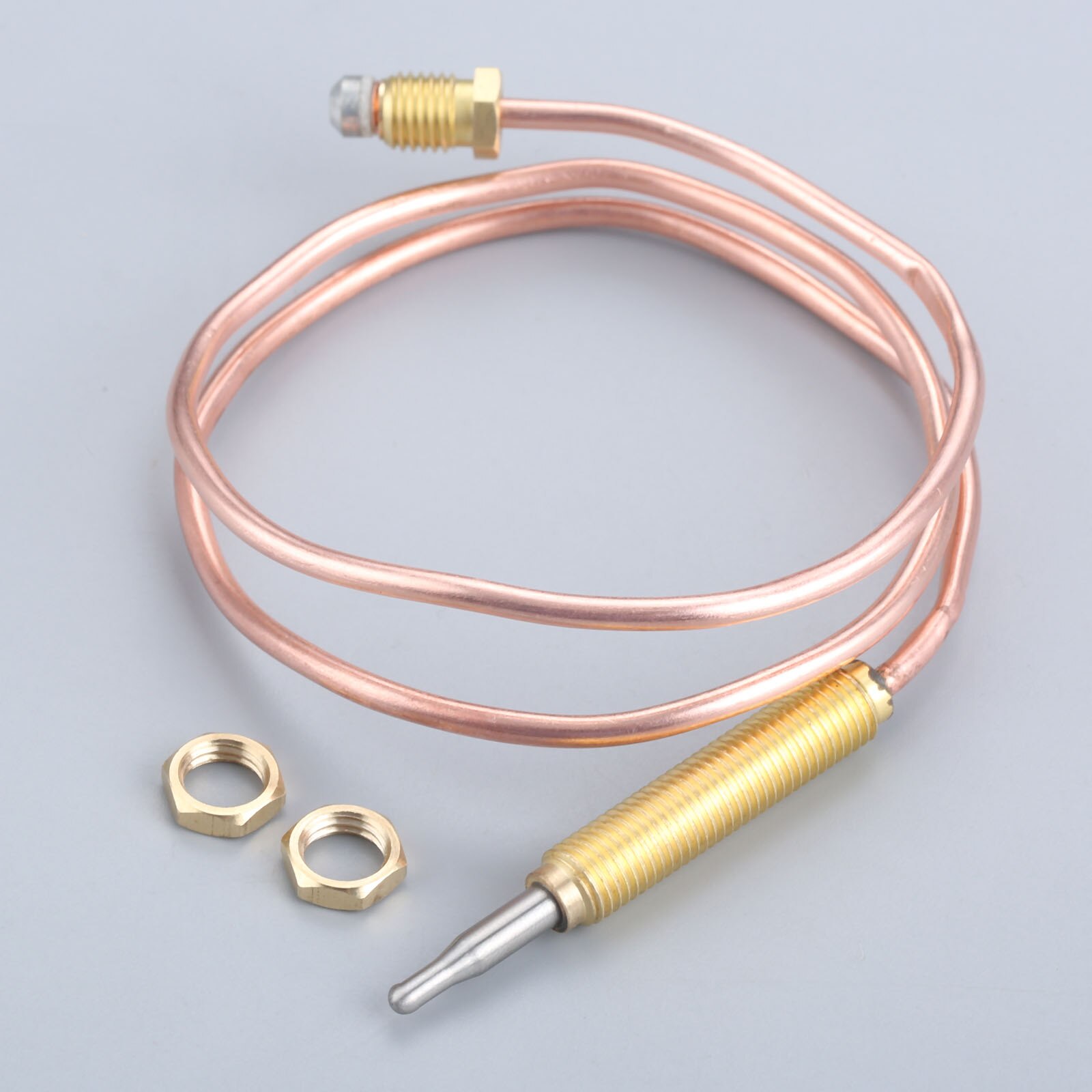 Universal Gas Thermocouple 600mm M8*1 Head Thread For Gas Fireplace Fire Pit Grill Stove Outdoor Gas Heater
