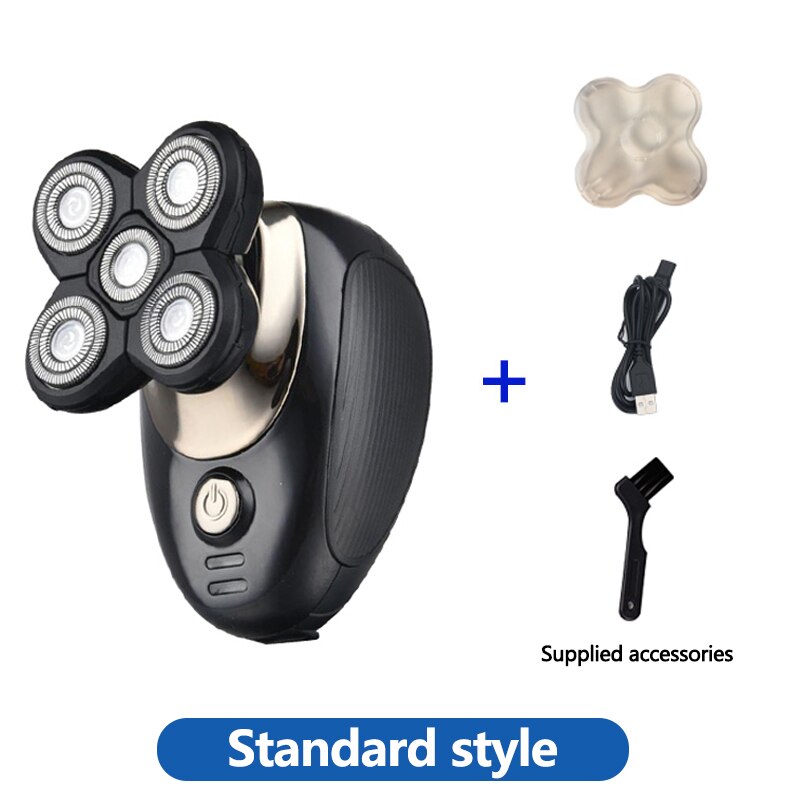 Electric Razor Electric Shaver Rechargeable Shaving Machine for Men Beard Razor Wet-Dry Dual Use Water Proof Fast Charging: 04