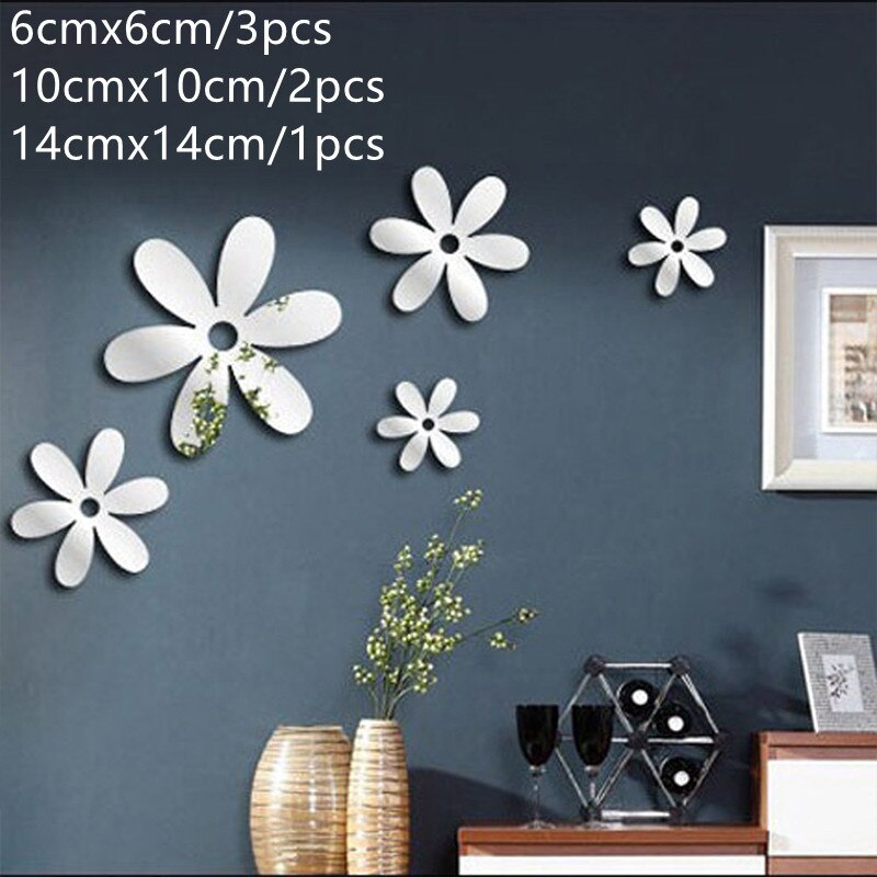 Vogels Boom Muurstickers - Muursticker Kunst Voor Thuis Bedroom Aisle Wall Decoration Wall Stickers Huisdecoratie DIY Acryl Woonkamer Wanddecoratie(Goud Links, L:300 * 150cm