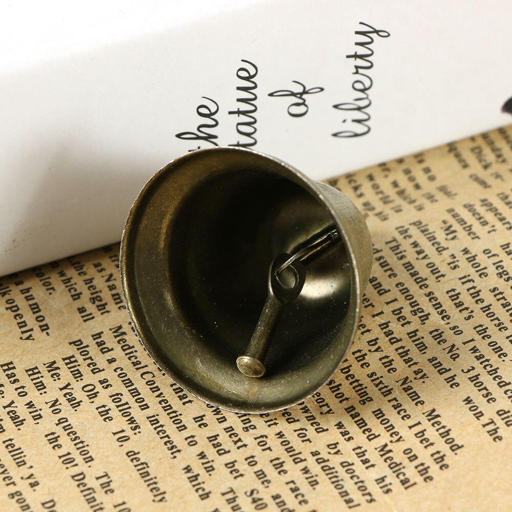 Cloches de Jingle en Bronze Vintage, pour chien, entraînement en pot, fabrication de carillons éoliens, équipement d'instruments musicaux, 38mm/1.5 pouces, 10 pièces
