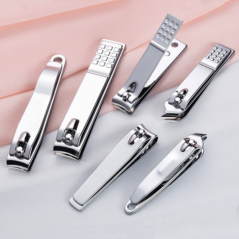 Stainless Steel Nail Clipper Cutter Toe Nail Clipper with Clip Catcher Fingernail Manicure Trimmer Pedicure Tools