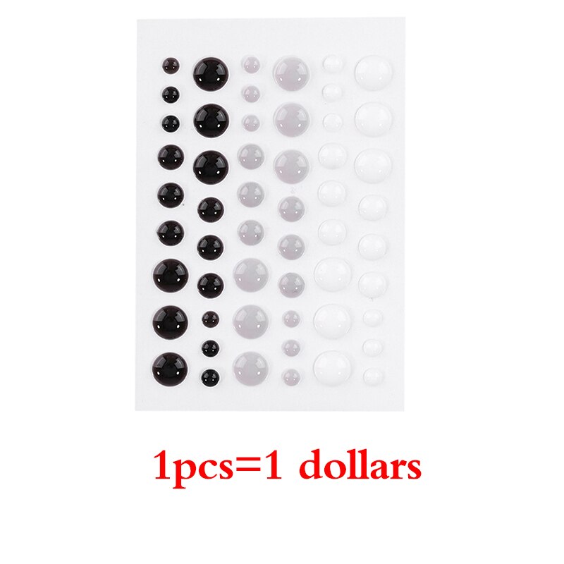 Enamel Dot Self Adhesive Sprinkles Enamel Dots Resin Sticker for Scrapbooking DIY Crafts Card Making Decoration: Picture 14