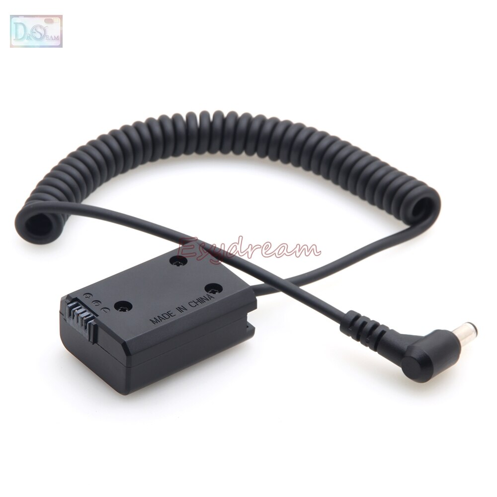 NP-FW50 FW50 Dummy Batterij Koppeling Adapter met DC Male Connector Power Opgerolde Kabel voor Sony A7 II A6500 A6400 a6300