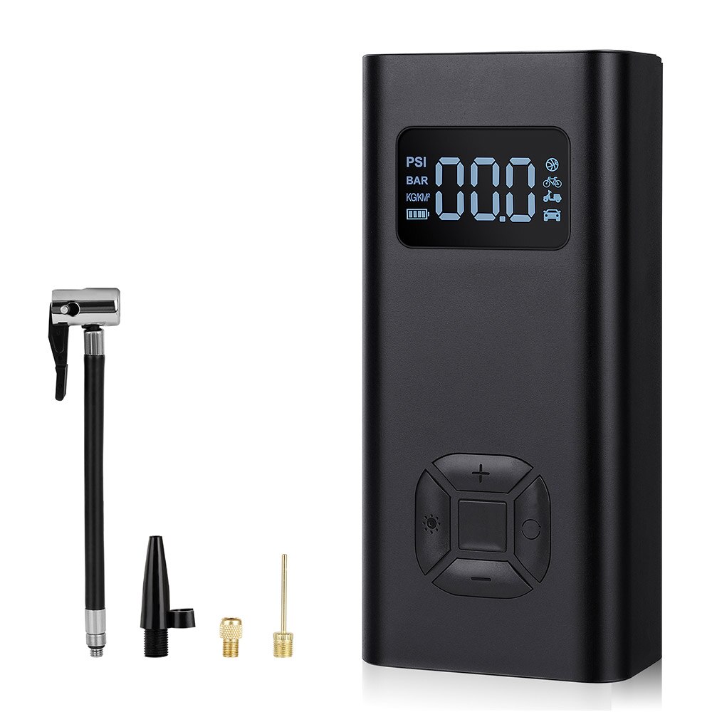 5v 150 psi johdoton auton rengaspumppu usb ladattava 6500 mah akku mini digitaalinen ilmapumppu renkaan täyttö kannettava ilmakompressori: Default Title