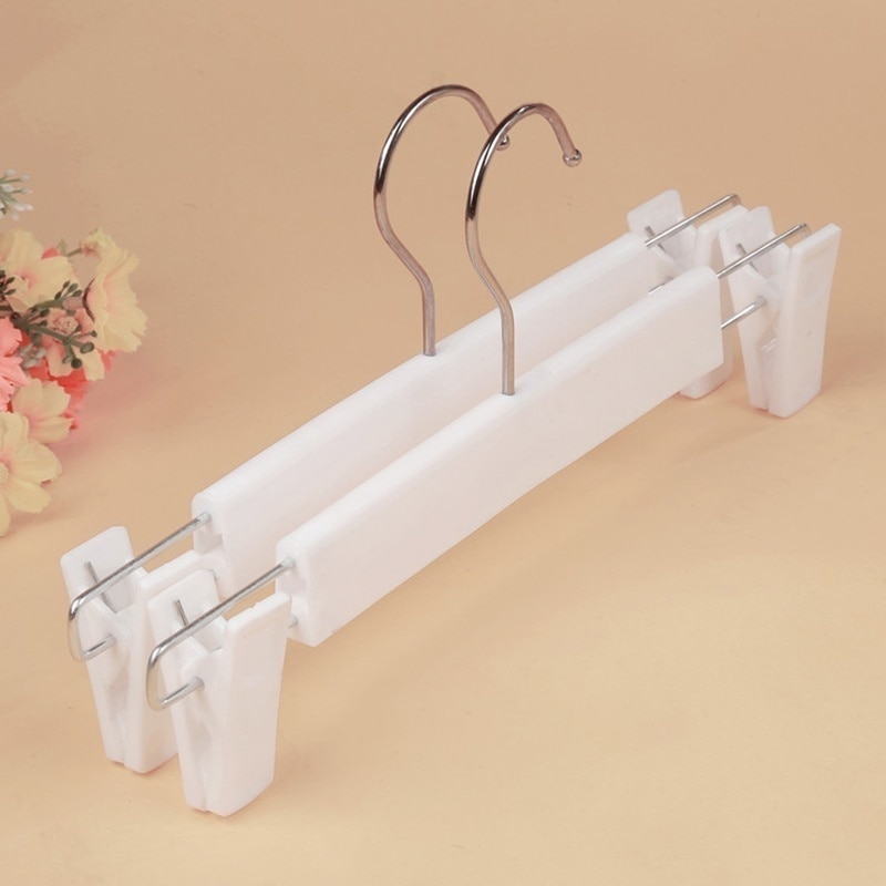 Bukser bøjle stativ hjem mini flocking tøj bøjle nem krog skab organisator bøjler til tøj bukser