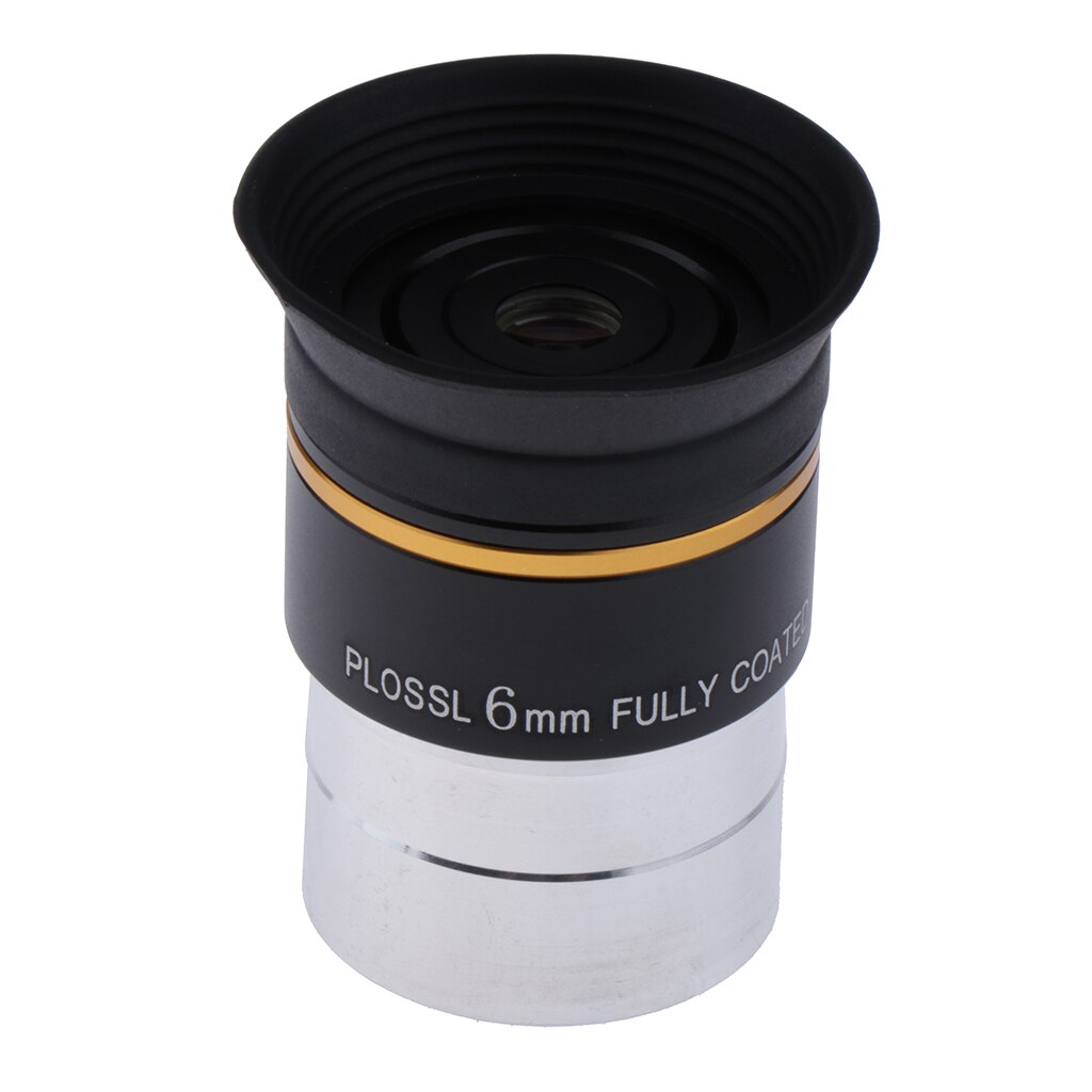 Kit de accesorios para telescopio de 1,25 pulgadas, ocular Plossl de 6mm