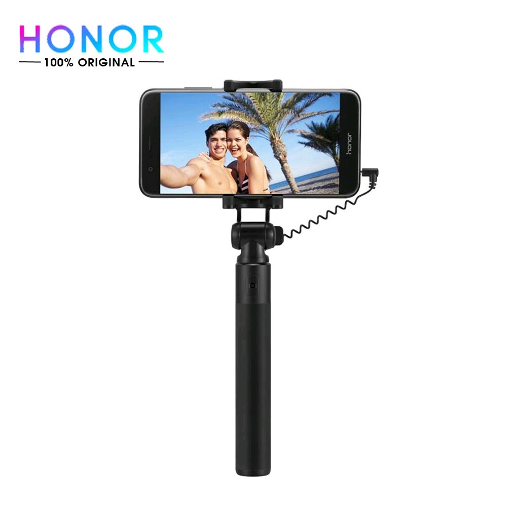 Honor selfie vara lite stablizer para smartphone com dupla braçadeira extensível pólo 270 ° cabeça ajustável compatível com huawei