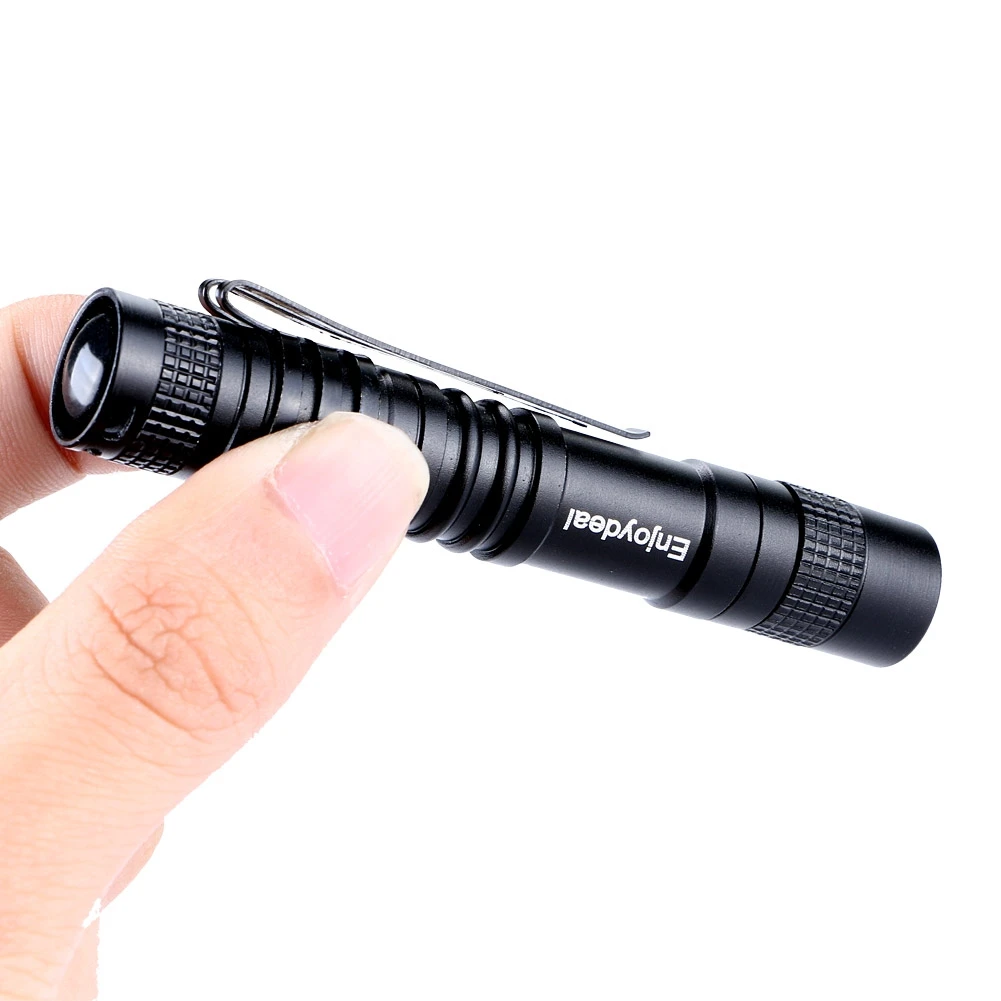 Enjoydeal R3 LED taschenlampe 1000 Lumen LED Mini Taschenlampe Taschenlampe Gürtel Clip Tasche Taschenlampe Tragbare Blitz-Taschenlampe Lampen Verwenden 1 xAAA