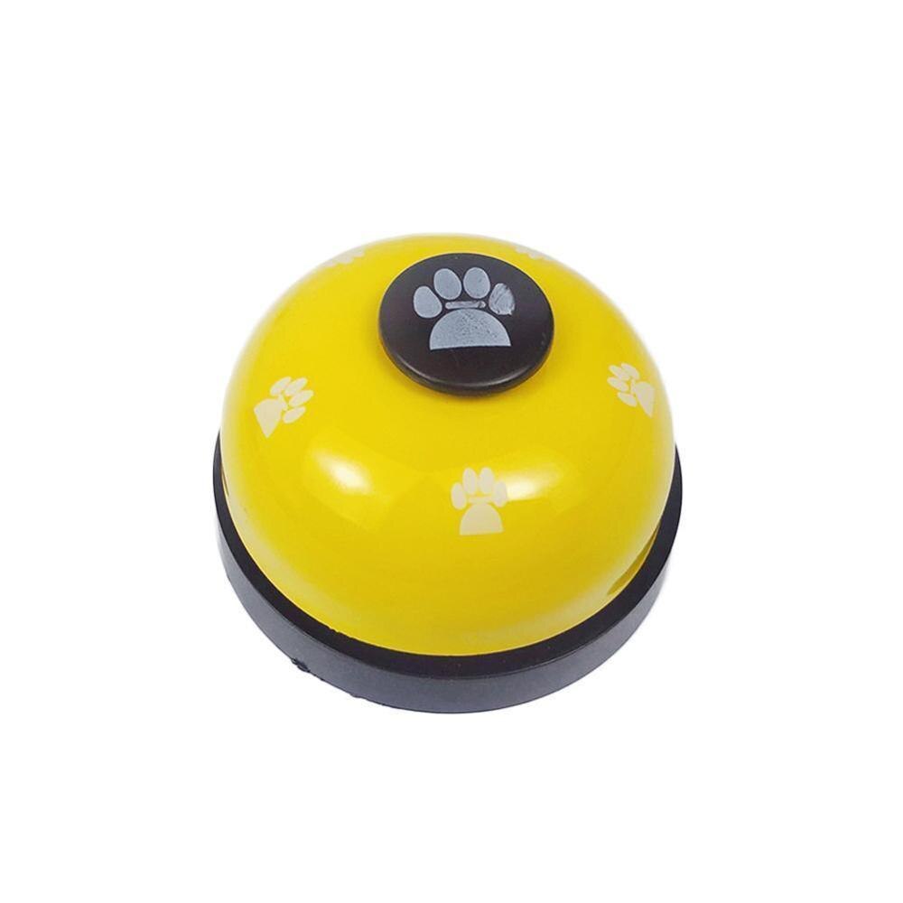 1Pcs Pet Bell Supplies Trainer Bells Training Dogs Training Dog Cat Dog Toys High Equipment Trai D5L7: Yellow