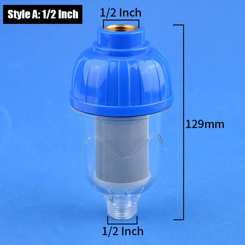 316, Edelstahl, Luftreiniger, Wasserhahn, Filter, Dusche, Sprühkopf, Waschmaschine, Wasserhahn, Skala, Sieb für Küche, Badezimmer, Zubehör: Braun