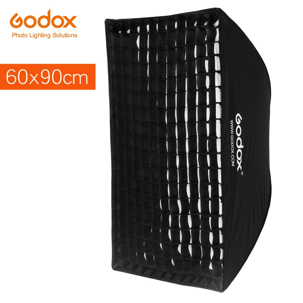 Godox Draagbare 60x90 cm 24 &quot;* 35&quot; Honeycomb Grid Paraplu Foto Softbox Reflector voor Godox Yongnuo canon Flash Speedlight