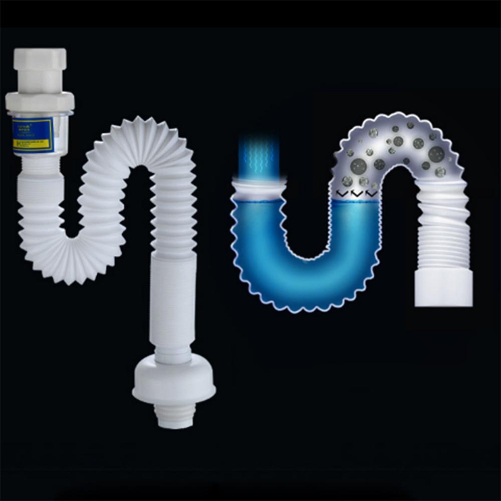 Telescopic Deodorant Hose Drain Sink Wash Basin Under The Water Pipe Basin Pipe Dispenser Accessories