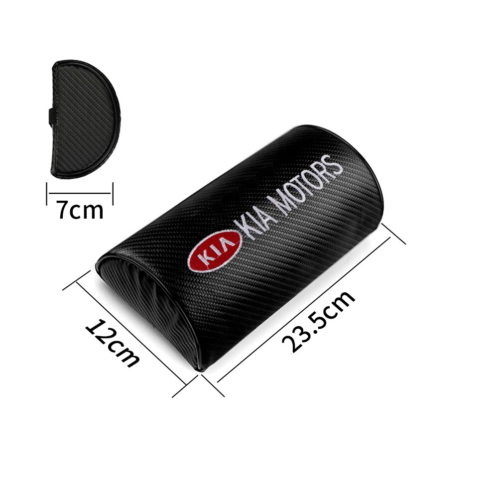 Voiture 2 pièces Cashion Coussins de Cou deux Côtés En Cuir Pu Simple Appui-Tête Pour Honda CIVIC Mugen INSPIRER XR-V CR-V CR-Z Ajustement Pilote