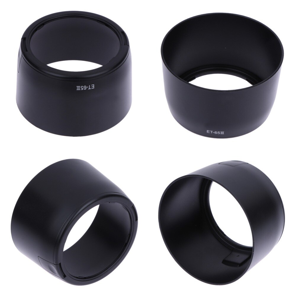 Schwarz Kunststoff Objektiv Haube ET-65III ET 65III Für Canon EF 135mm f/2,8 70-210mm f/3,5-4,5 USM