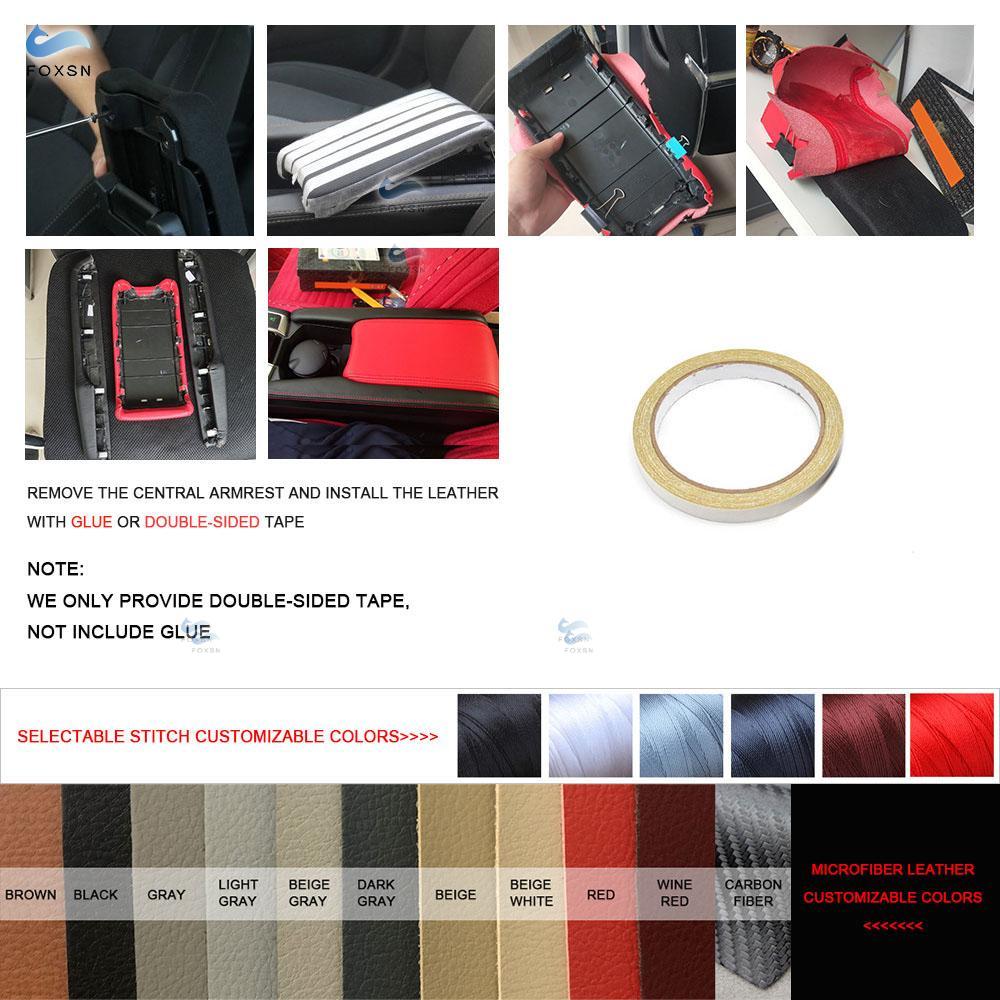 Til nissan maxima mikrofiber læder midterkonsol armlæn boks dæksel beskyttelse trim