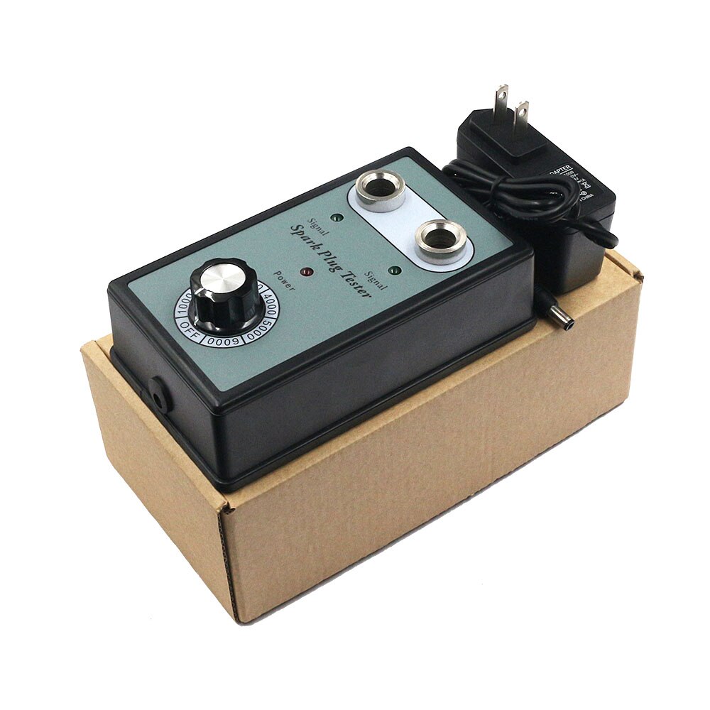 Dual Hole Analyzer Car Spark Plug Tester Ignition Testers Automotive Diagnostic Scanner For 12V Gasoline Vehicle Plug Analyzer