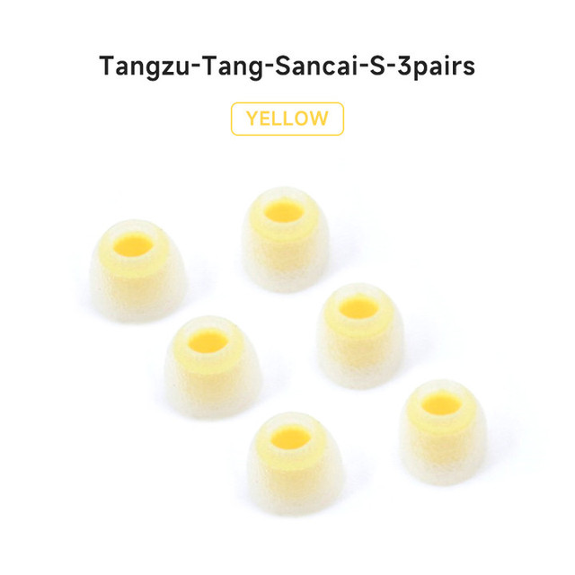 Tangzu Tang Sancai Balance/Wide Bore Version In-Ear Eartips Silicone Earphone Tips Earbuds Earplug Princess Changle ShiminLi: CORAL