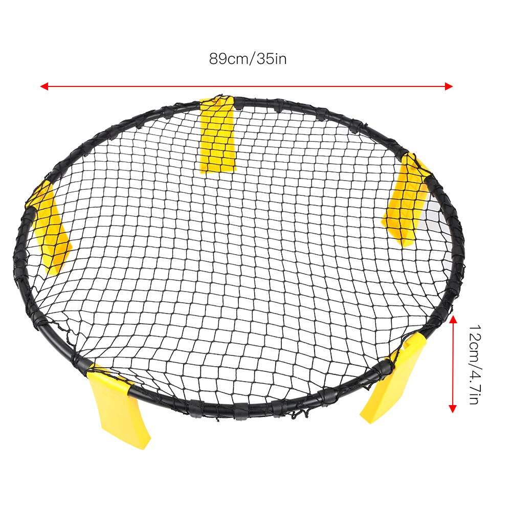Mini Strand Volleyball Ball einstellen draussen Sport Mit 3 Bälle Volleyball Netz Rasen Fitness Ausrügestochen
