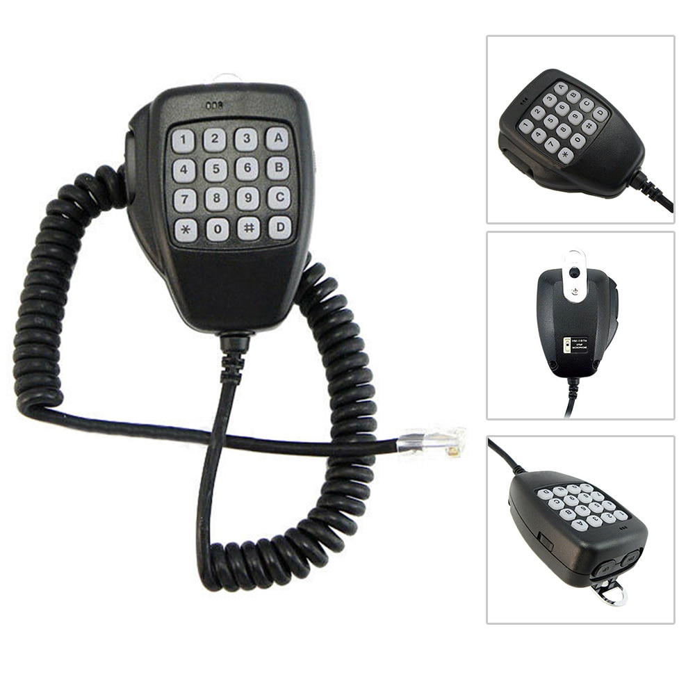 8 pin hm -118tn dtmf mikrofon til icom ic -706 ic-706 mkii ic -706 mkiig ic -208h mic fjernbetjent baggrundsbelyst dtmf håndholdt mikrofon