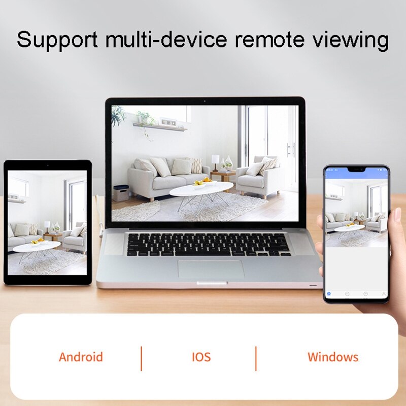 Home Security Camera 1080P HD Indoor Camera Baby Monitor Auto-Cruise Motion Track Remote Control Security System