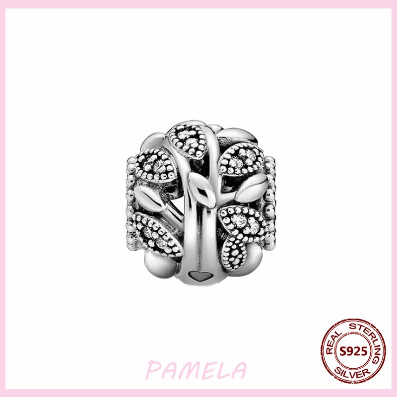 Pamela 925 Sterling silber durchbrochene runde Reize-perlen zum selbermachen für originelle anhänger-armbänder und schmuck für damen: Ybt 510