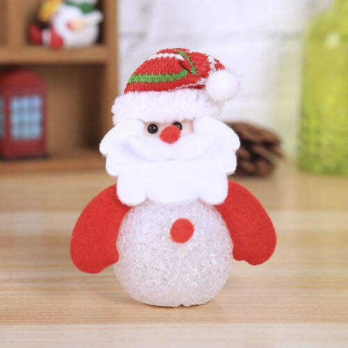 Christmas LED Snowman Light Home Ornaments Xmas Tree Hanging Decoration