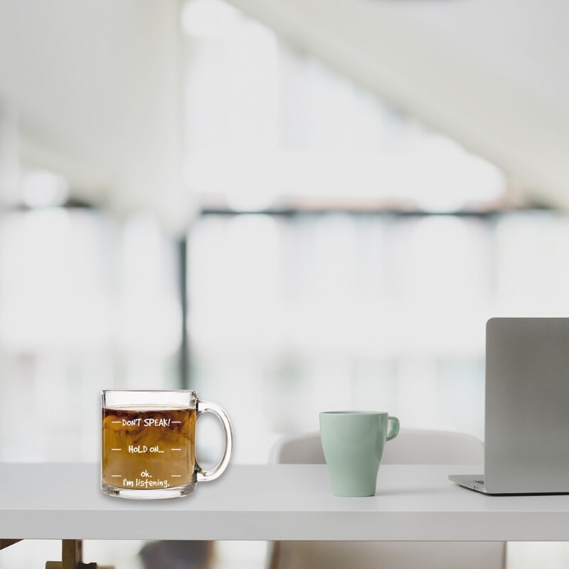 Don't Speak! Funny Coffee Mug - Cool Novelty Birthday for Men, Women, Husb