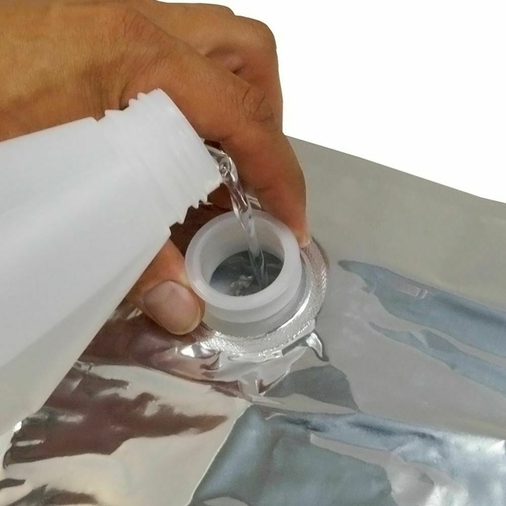 Organizador de cocina 10 Uds 3L papel de aluminio bolsa de almacenamiento vino jugo líquido titular mariposa grifo contenedor ligero Bolsa de vino