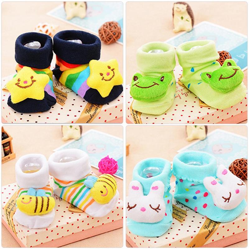 Baby Cute Cartoon Socks Newborn Baby Anti-Slip Indoor Floor infant Socks Shoes Boots Kids Clothes Accessories