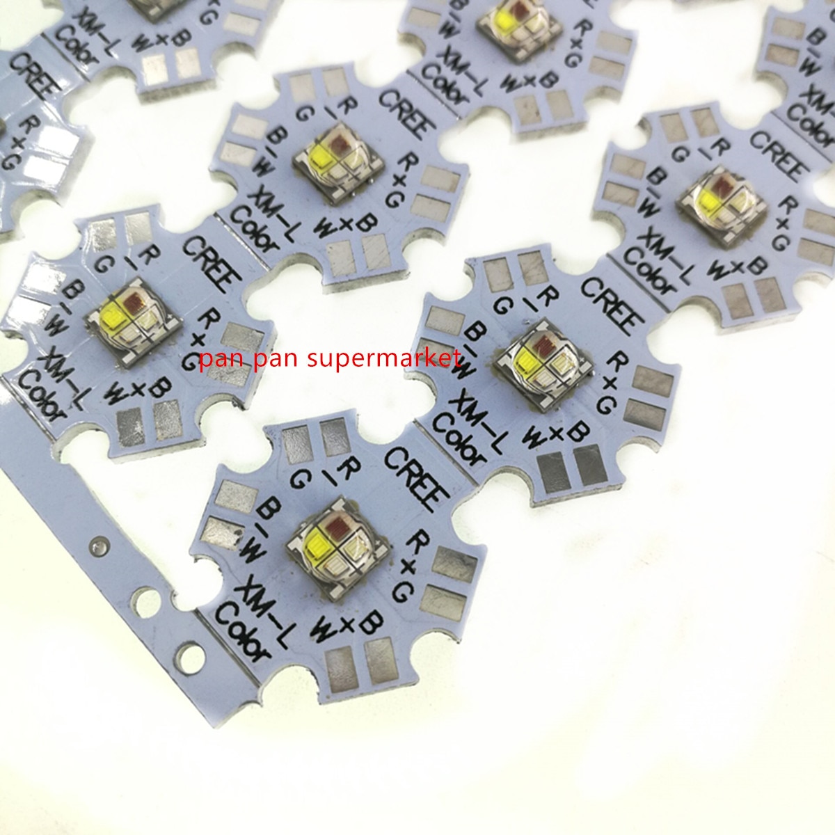 10w Cree XLamp XM-L RGBW RGB White Color LED Emitter 4-Chip 20mm Star PCB Board