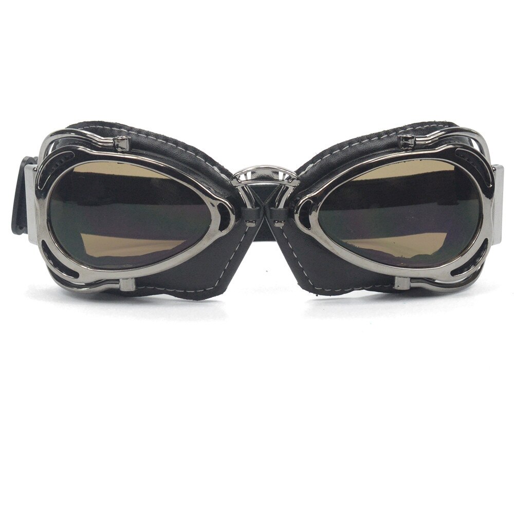 Gafas de motociclista para hombre, lentes de protección para casco de motocicleta, 6 colores, Retro, Vintage, para Harley, Bobber, Chopper