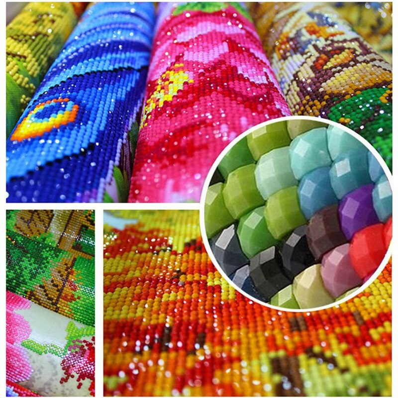 DIY Diamond Painting Full Drill Cross Stitch Kit Diamond Painting Kits for Adults Rhinestone Embroidery Diamond Art