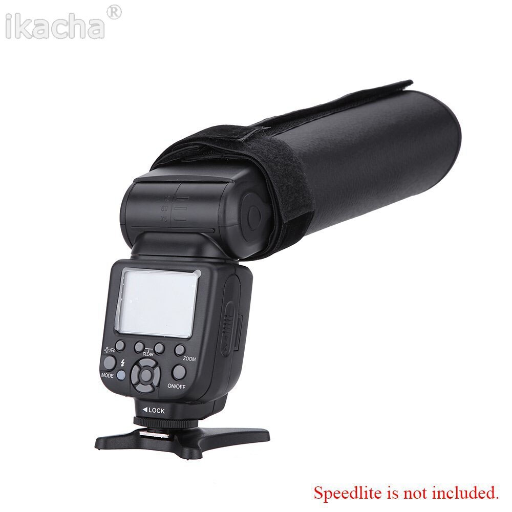 Universial Inklapbare Snoot Reflector Flash Diffuser voor Canon YongNuo Nikon Sony Penatx Mezt Speedlite Flash