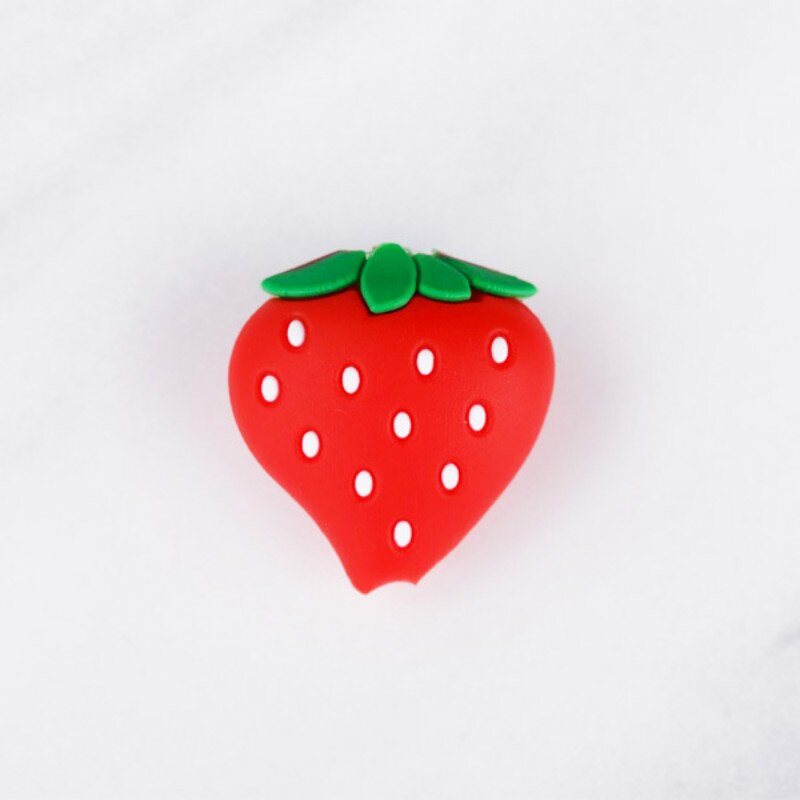 1PC Cute Fruit Phone USB cable protector for iphone cable chompers cord animal bite charger wire holder organizer protection: 1
