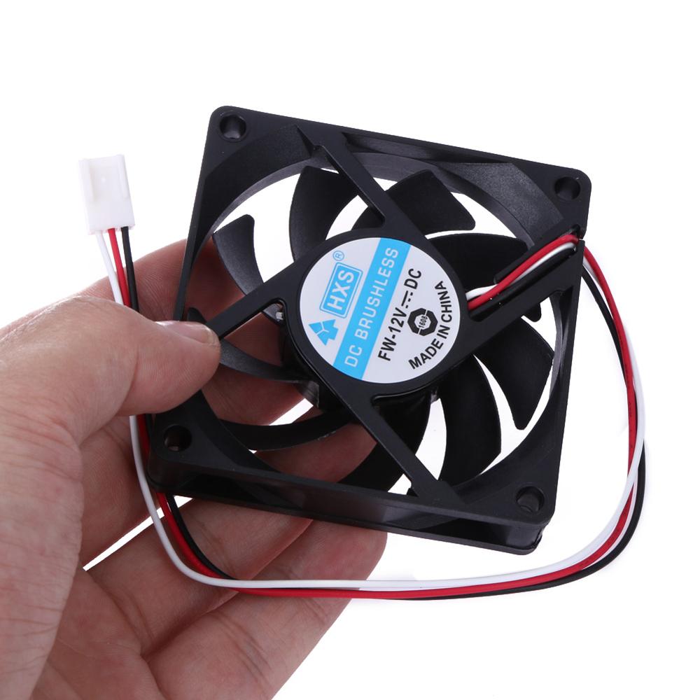 Ultra Silent Computer PC Case Fan Computer Case Cooler 12V 7cm 70mm PC CPU Cooling Cooler Fan USB Connector Heatsink Exhaust