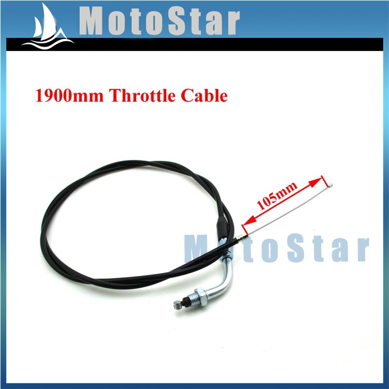 75" Throttle Cable For 33 43 49cc Gas Scooter GoPed 50 60 80cc Motorized Bicycle
