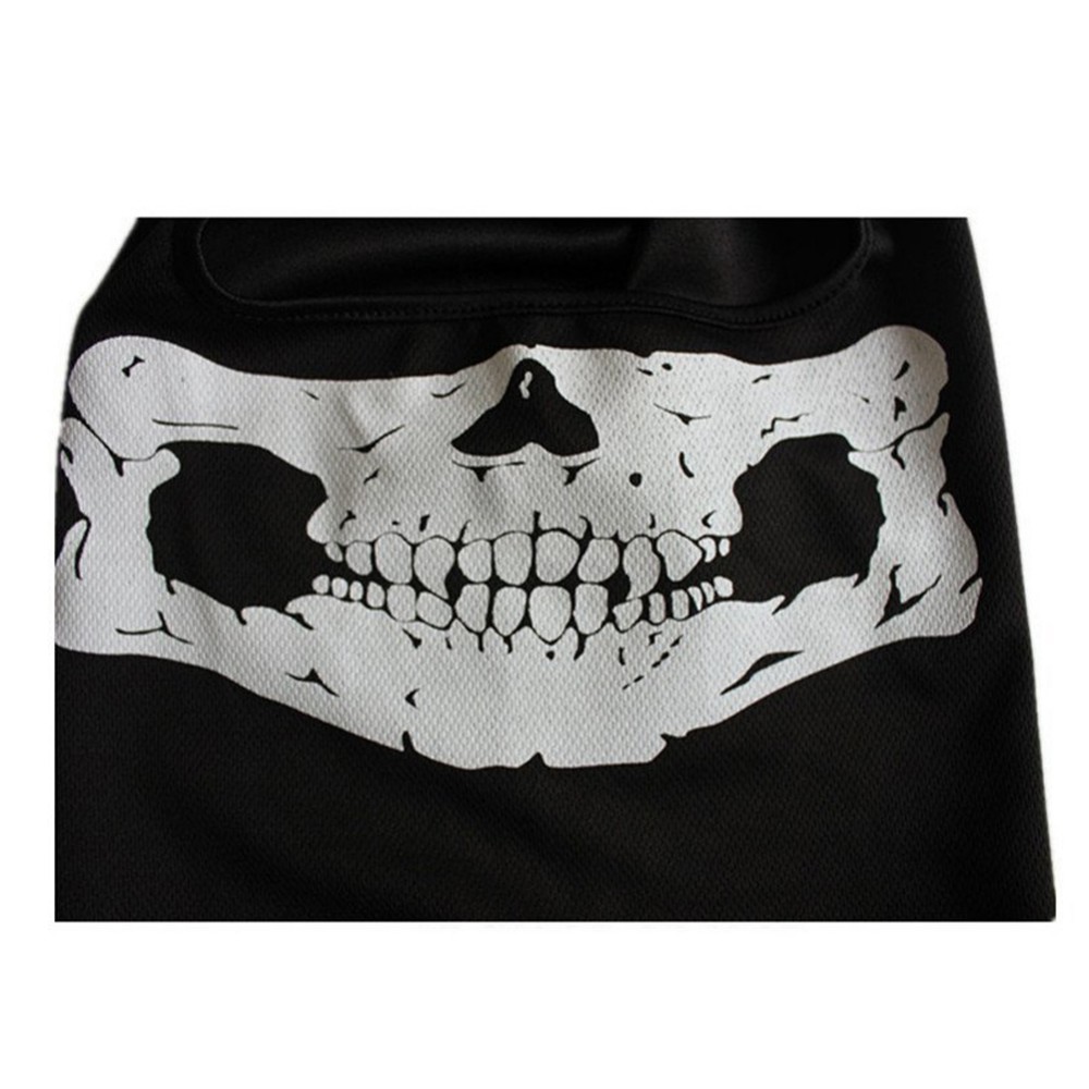 Motorcycle CS Ghost Skull Mask Balaclava Biker Cycling Face Mask Neck Scarf Headwear Dustproof Windproof Warming Shield: MJ002A