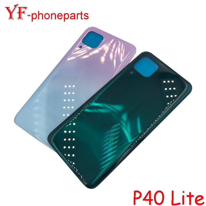 Voor Huawei P40 Lite Back Batterij Cover Rear Panel Deur Behuizing Geval Reparatie Onderdelen