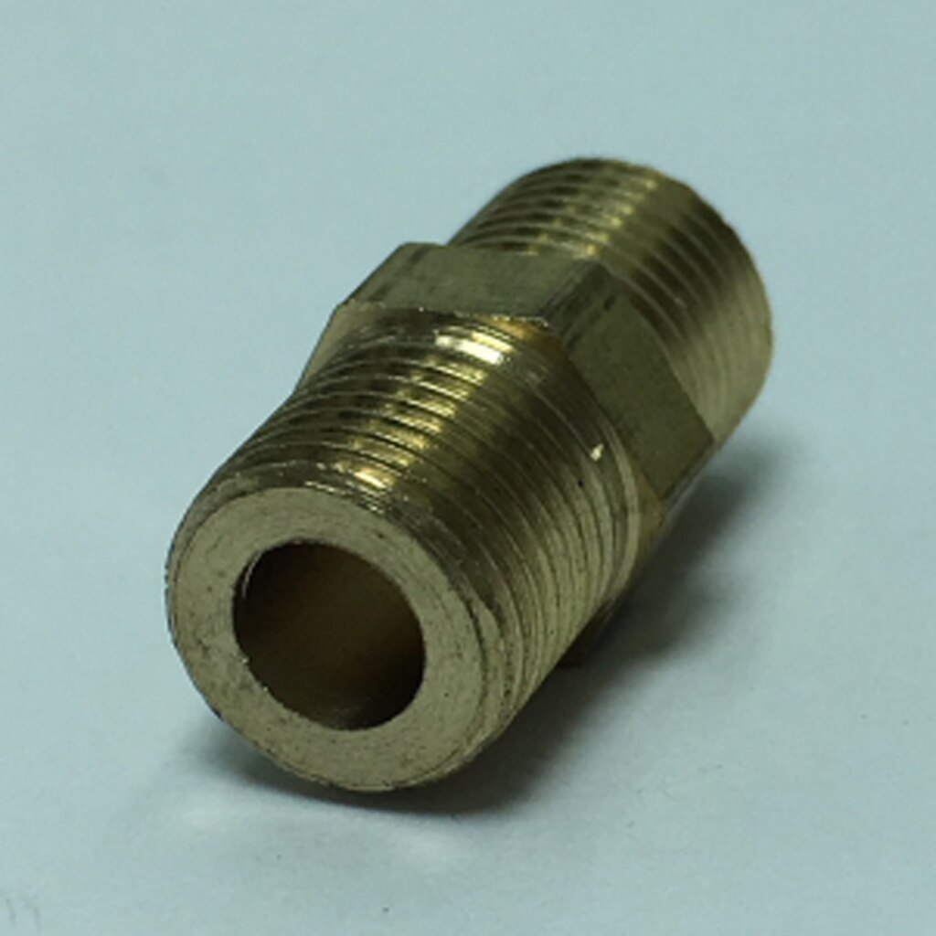DN6 Male To DN6 Male Thicken Brass Connector Fitting Bushing