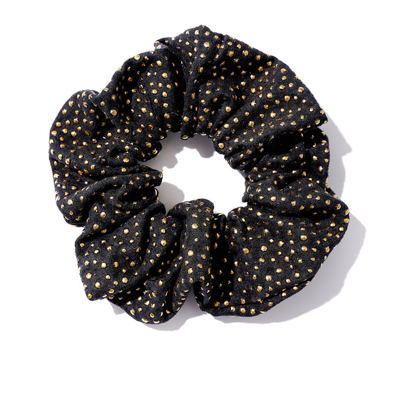 Lazos para el pelo para mujer, remache dorado, banda elástica para el pelo, coletero, banda de goma para niña y mujer, accesorios para el cabello, tocados