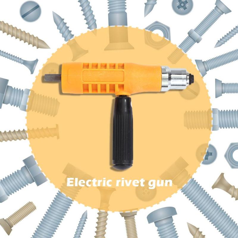 Elektrische Klinknagel Moer Gun Klinken Tool Draadloze Insert Klinkhamer Adapter Kit