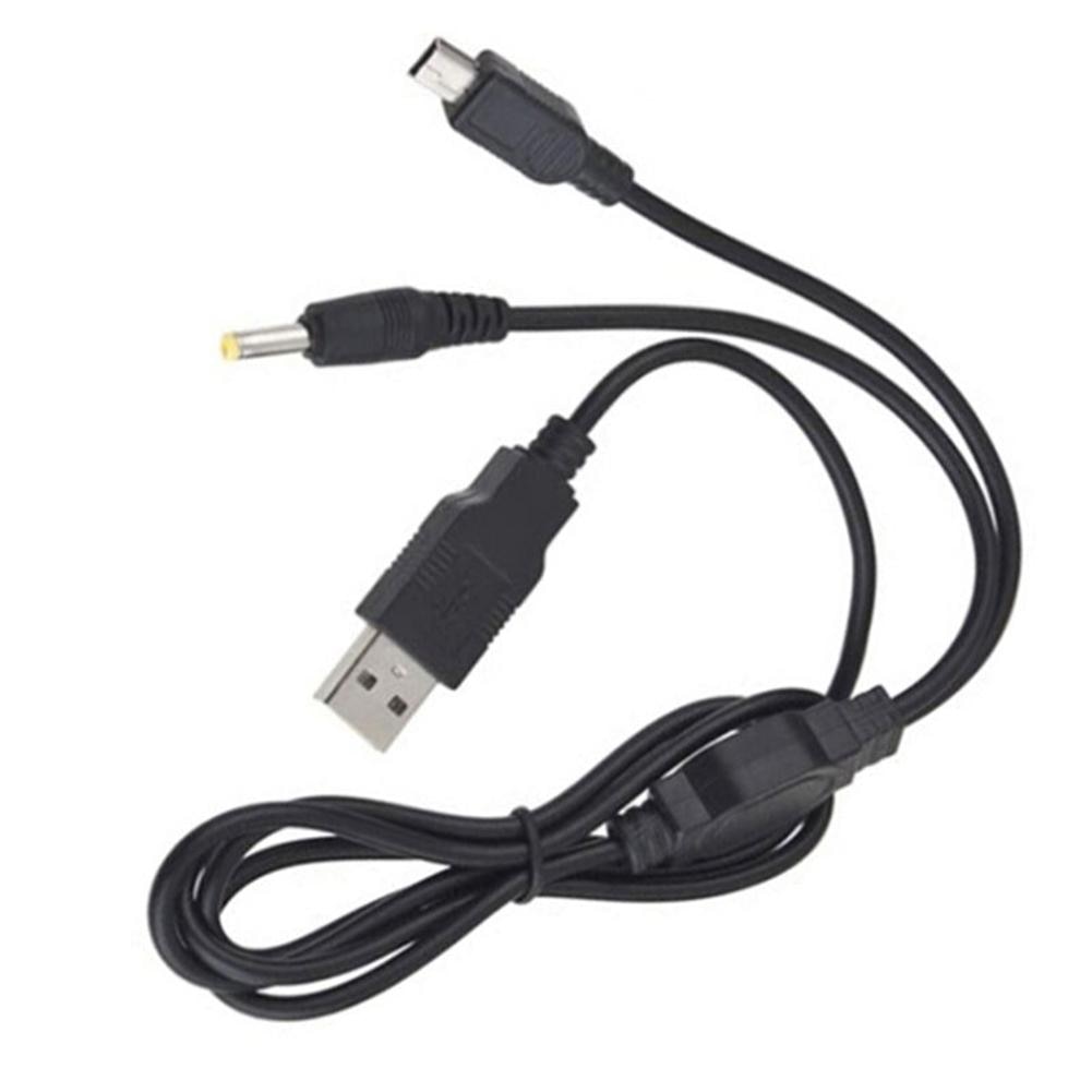 2 in 1 Usb-oplader Opladen Data Transfer Kabel voor Sony PSP 2000 3000 naar PC USB Charger