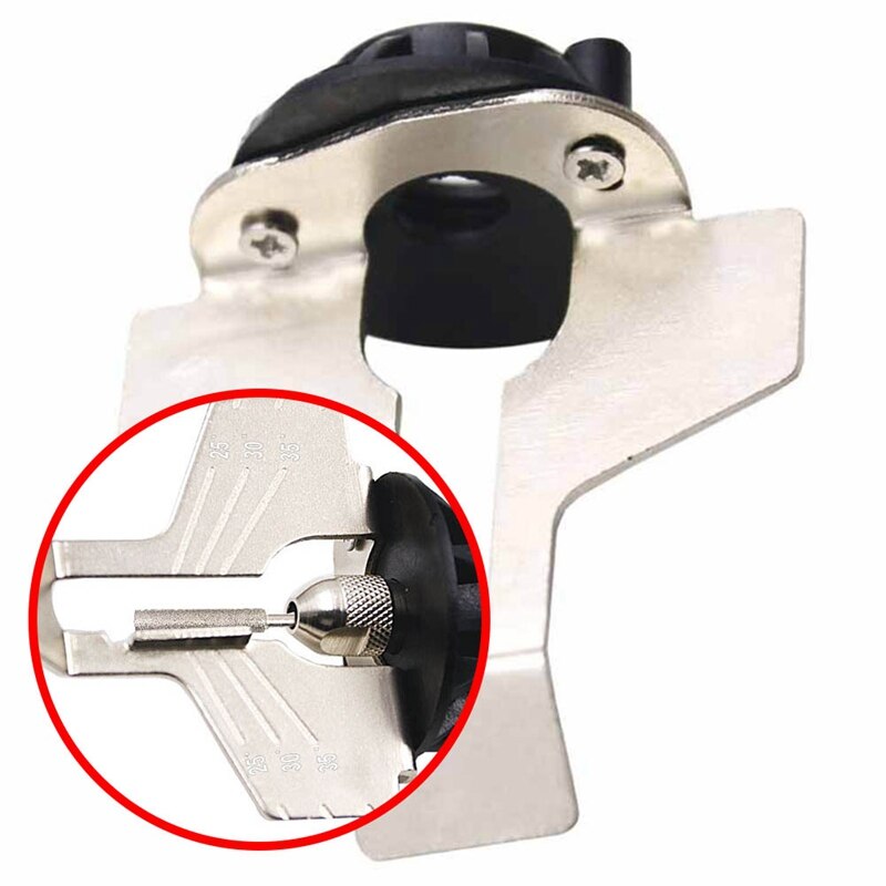 Afilador de sierra de trabajo, herramienta de molienda de diente de sierra para taladro, accesorio de afilado, accesorios de cadena de molienda eléctrica de