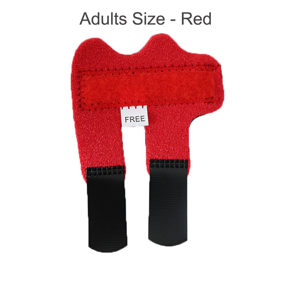 Trigger Finger Splint Supports Brace for Middle Ring Index Thumb Pinky Breaks Fractures Hands for Arthritis Pain Sport Injuries: Adults - Red