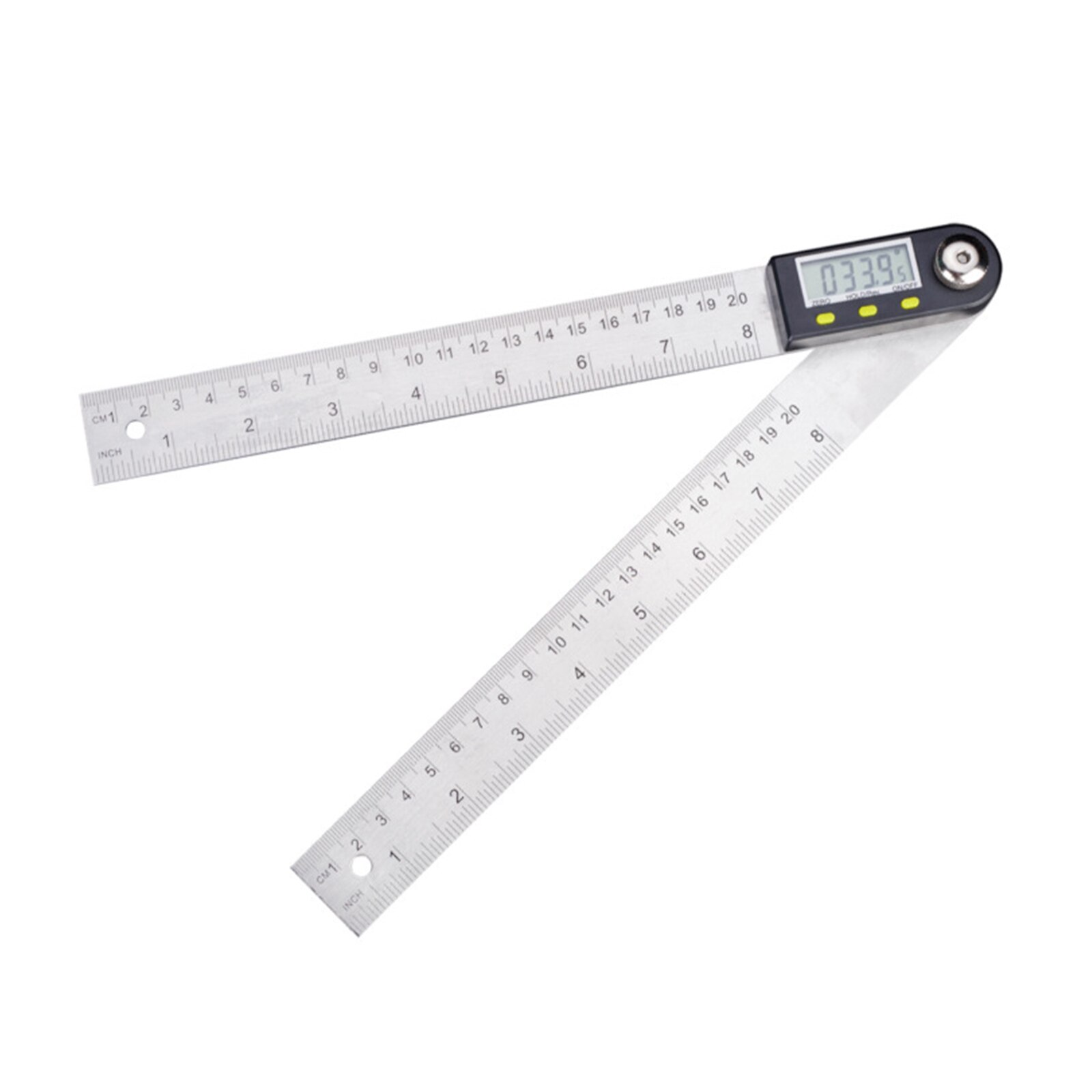 Artudatech 200mm Electronic Digital Angle Finder 8" Protractor Ruler Stainless with LCD Display Meter