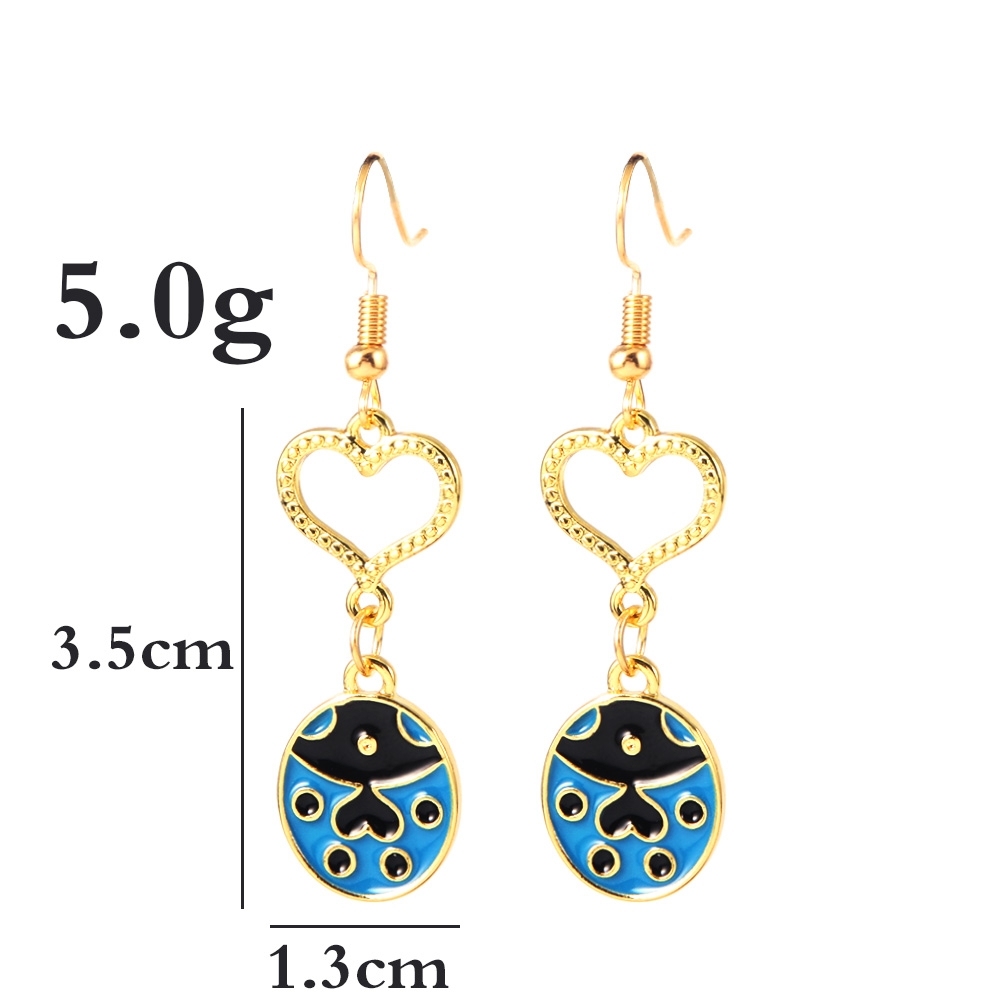 Anime JoJo Bizarre Adventure Earrings Cosplay Props JOJO Kakyoin Noriaki Cherry Earrings Ear Clip Men Girl Jewelry
