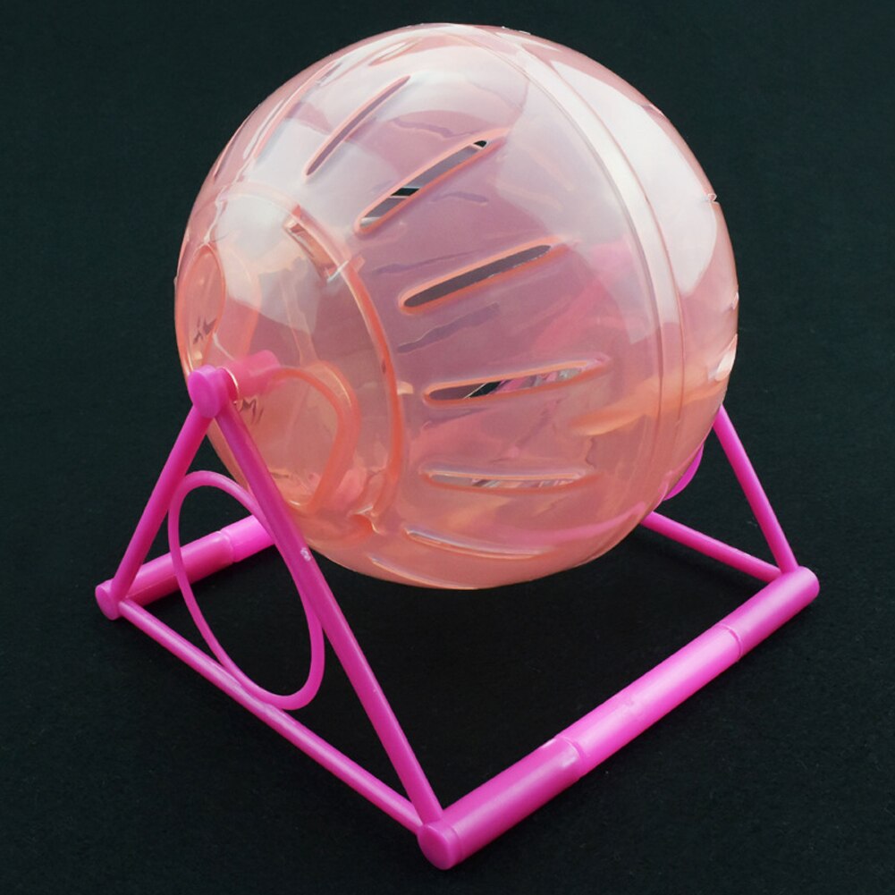 Pet Rodent Mice Jogging Hamster Gerbil Rat Toy Plastic Exercise Ball Lovely Pet Ball Toys 10cm 12cm: Red B / M 12cm