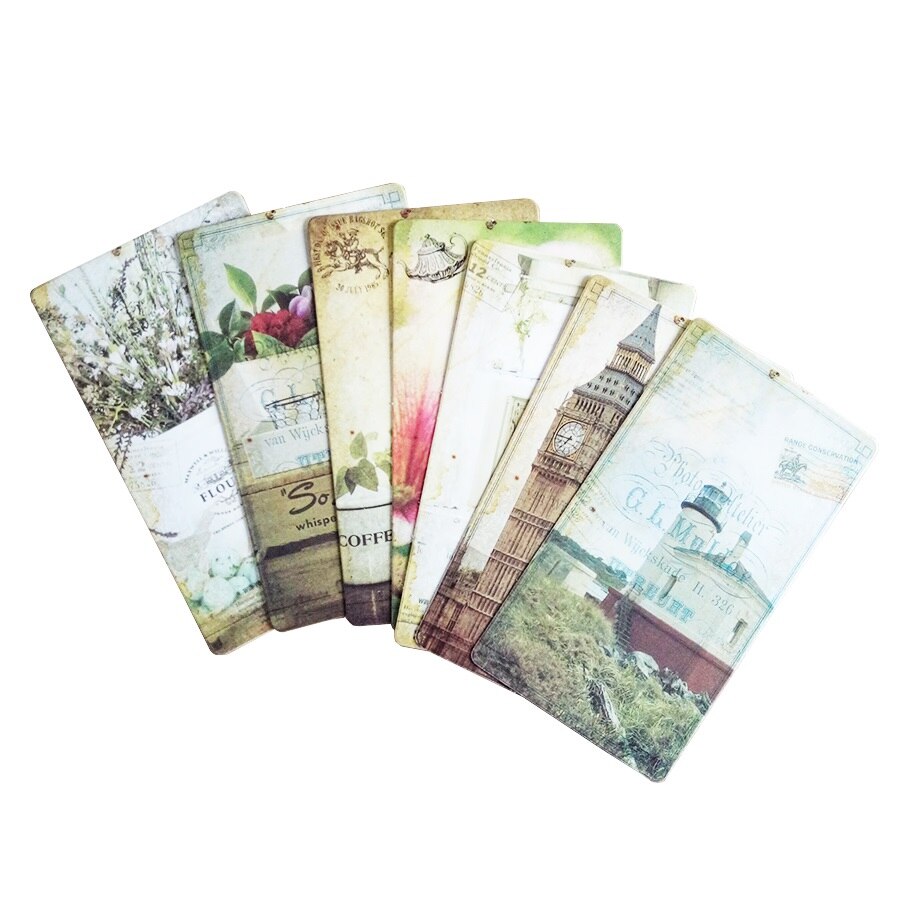 20 Stks/partij Vintage Romantische Post Card Classic Parijs Card Set Memory Ansichtkaarten Kan Worden Gemaild Wenskaart Kantoor & School leveranties