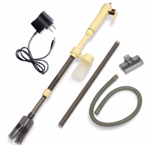 Elektrisk akvarium grus renare vattenfilter för akvarie fisk tank tvätt sifon vakuum vatten pump vatten bytare sand tvätt